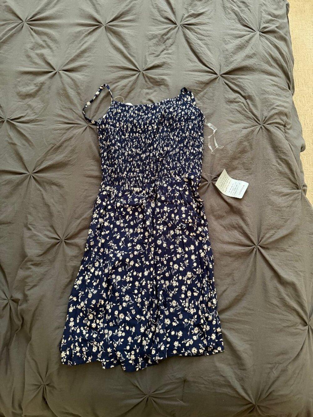 Angie Navy/White Floral Dress